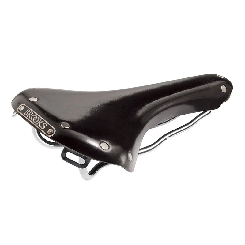 Brooks Sattel B15 SWALLOW STEEL, Schwarz