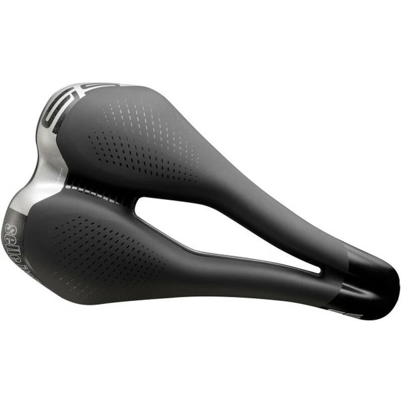 Selle Italia S5 Superflow S, FeC Alloy 7mm, Soft-Tek, Schwarz