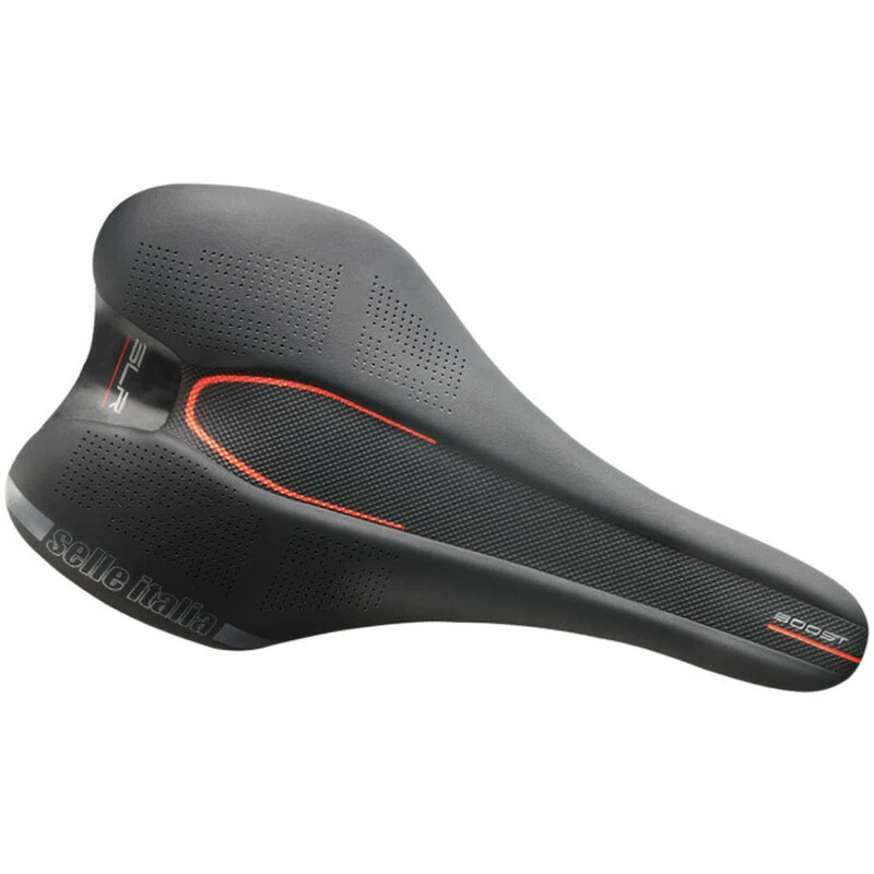 Selle Italia SLR BOOST Kit Carbonio S1, Carbon/Keramic 7x9mm, Fibra-Tek, Schwarz