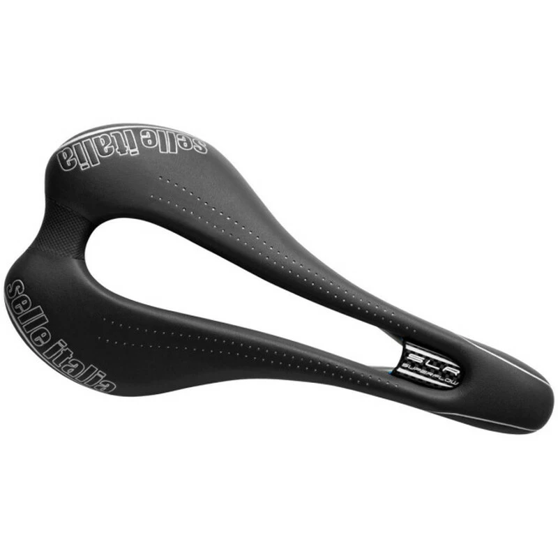 Selle Italia SLR Superflow L, Ti316 Rail 7mm, Schwarz