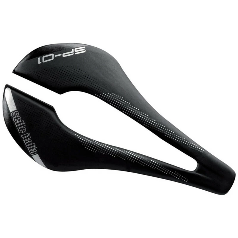 Selle Italia SP-01 BOOST TM Superflow S3, Manganese Tube 7mm, Fibra-Tek, Schwarz