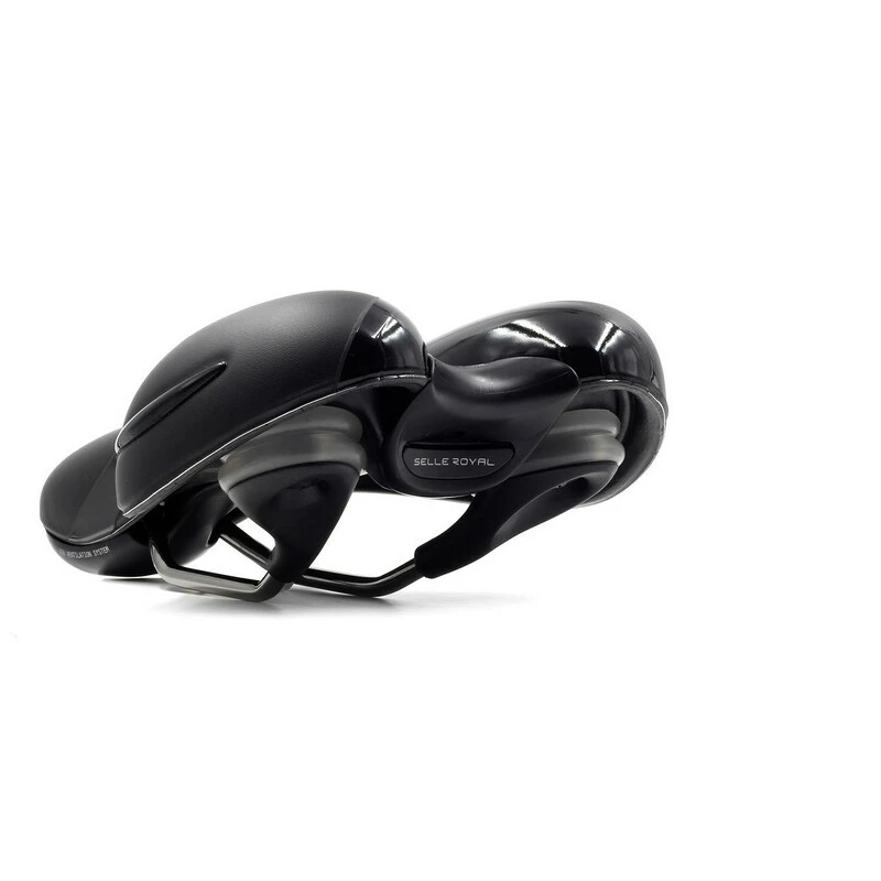 Selle Royal RESPIRO Moderate Sattel, Damen, Schwarz 263x199mm, Sitzpostition Moderate = Ca. 60° Neigung – Bild 3