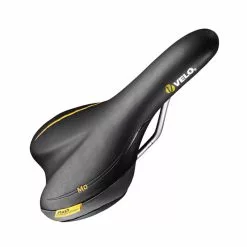 Velo Sattel Plush Mo 149x271mm, Stahl, Kunststoff, Schwarz