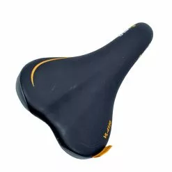 Velo Sattel Plush SlimFlex I 151x246mm, Stahl, Kunststoff, Schwarz