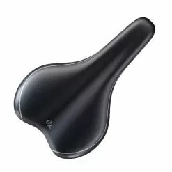 Velo Sattel Voam Glide 160x265mm, Stahl, Kunststoff, Schwarz